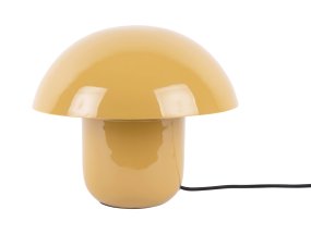 Mushroom 25cm Amarillo De Leitmotiv - La l&aacute;mpara de mesa Mushroom, fabricada en metal, es un aut&eacute;ntico objeto de dise&ntilde;o que no pasa desapercibido.