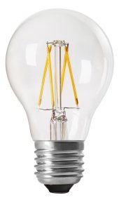 E27 5W Regulable cálido 2850K RA95 De Nordic Lighting - La tecnolog&iacute;a de atenuaci&oacute;n a c&aacute;lido aten&uacute;a la temperatura de color de 2850 K a 2200 K, desde una iluminaci&oacute;n general brillante hasta una luz c&aacute;lida y tenue.