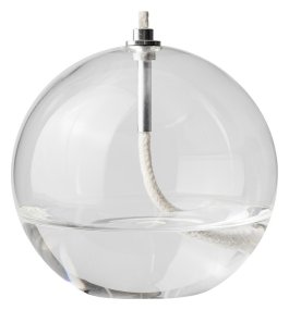 Oljelampa Aura Stor Vidrio transparente De Mette Ditmer - Cree un ambiente sofisticado y moderno con la l&aacute;mpara de aceite el&iacute;ptica AURA de Mette Ditmer en un elegante negro discreto.