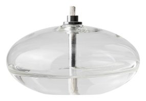 Oljelampa Aura Liten Vidrio transparente De Mette Ditmer - Cree un ambiente sofisticado y moderno con la l&aacute;mpara de aceite el&iacute;ptica AURA de Mette Ditmer en un elegante negro discreto.