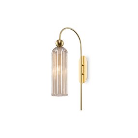 Antic 55cm Oro lámpara de pared De Maytoni - Con su sofisticada forma arqueada y su combinación de colores única, es la elección perfecta para cualquiera que quiera darle a su hogar un toque atemporal y elegante.