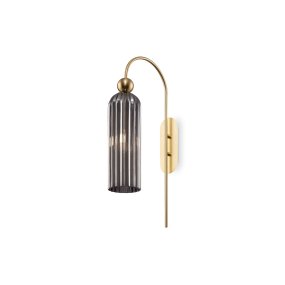 Antic 54cm Fumar lámpara de pared De Maytoni - Con su sofisticada forma arqueada y su combinación de colores única, es la elección perfecta para cualquiera que quiera darle a su hogar un toque atemporal y elegante.