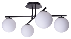 Globi 4 Ø65 En blanco y negro plafón De Nordic Lighting - Globi 4 es una moderna l&aacute;mpara de techo que ofrece un dise&ntilde;o elegante y una luz suave y agradable.