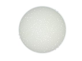 Zodiac Ø30 Blanco plafón De Cottex - La pantalla de vidrio redonda distribuye la luz de manera uniforme, lo que la hace perfecta para dormitorios, pasillos o salas de estar donde se desea una iluminación atmosférica y efectiva.