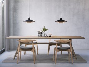 Primus I Ø43 Denim oscuro/latón Lámpas de techo De Belid - Primus es una de las lámparas colgantes de cocina más populares de Belid.