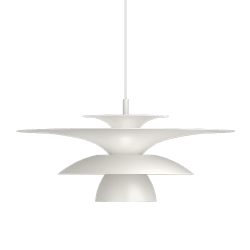 Picasso Ø50 Blanco mate Lámpas de techo De Belid - La familia Picasso se compone de l&aacute;mparas colgantes, de mesa y de pie.