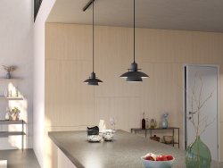 Primus IV Ø28 Negro mate Lámpas de techo De Belid - Primus es una de nuestras lámparas colgantes de cocina más populares.