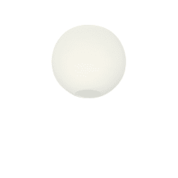 Glob Ø26 Ópalo plafón De Belid - Glob es una lámpara de techo de mayor tamaño, con cristal opalino, montada en un gancho de techo con soporte de techo oculto.