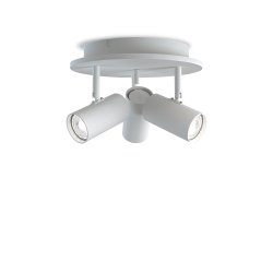 Tyson 3 Estructura blanca foco de techo De Belid - Se adapta a la mayor&iacute;a de las habitaciones de su hogar.