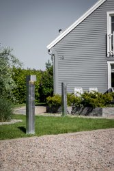 Taurus 100cm Galvanizado balizas De Belid - Proporciona una hermosa iluminación en su jardín o camino de entrada.