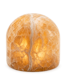 Marble 9cm Beige De Unison - Esta l&aacute;mpara de mesa de m&aacute;rmol est&aacute; elaborada con m&aacute;rmol aut&eacute;ntico pulido en un c&aacute;lido tono beige, creando una luz suave y acogedora.