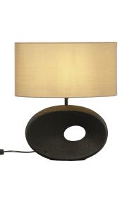 Ellipse 42cm Negro lámpara de mesa De Aneta Lighting - Ellipse es una lámpara de mesa versátil que se puede colocar en la mesita de noche, en el escritorio o en la ventana para crear un ambiente cálido y acogedor en la habitación.