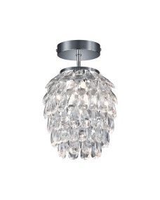 Petty Ø20 Cromo plafón De Trio Lighting - Petty añade una sensación de lujo y elegancia, lo que lo convierte en un detalle interior perfecto para habitaciones que necesitan un poco más de brillo.