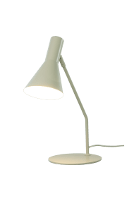 Ceres 46cm Beige lámpara de escritorio De Aneta Lighting - La base plana de la lámpara y la elegante pantalla de metal crean una impresión moderna que encaja perfectamente en el hogar escandinavo.