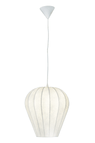 Joy Ø38 Blanco Lámpas de techo De Aneta Lighting - Consiste en una capa muy fina de rayón moldeado por inyección sobre un marco de metal.