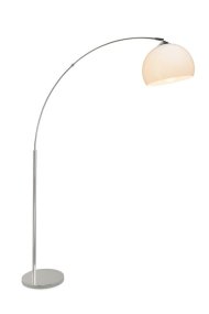 Vessa Cromo lámpara de pie De Brilliant - Vessa es una elegante l&aacute;mpara de pie arqueada que proporciona una iluminaci&oacute;n vers&aacute;til en el hogar.