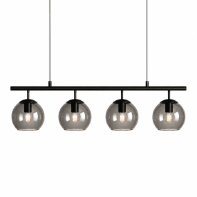 Globi 4 78cm Negro/Ahumado Lámpas de techo De Nordic Lighting - 