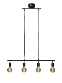 Arc 87cm Negro Lámpas de techo De Cottex - Las cuatro bases móviles le permiten ajustar fácilmente la dirección de la luz según sea necesario, y la altura ajustable ofrece flexibilidad adicional para diferentes habitaciones y ocasiones.