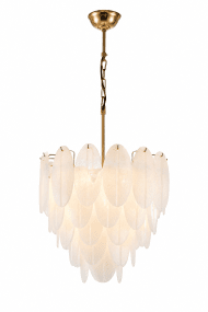 Cirrus Ø50 Latón/blanco cristal De Lampan - La superficie blanca del vidrio difunde la luz de forma suave y agradable, contribuyendo a crear un ambiente c&aacute;lido y armonioso.