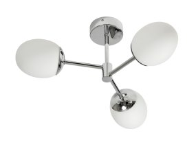 Klasen Ø47 Cromo De Armaturhantverk - Esta moderna lámpara de techo para baño con tres fuentes de luz ofrece una combinación perfecta de funcionalidad y estilo.