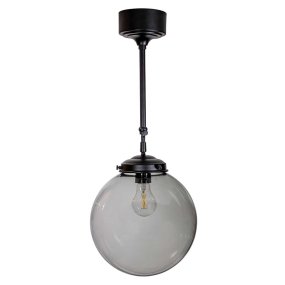 Mora Ø25 Negro plafón De Armaturhantverk - La altura de la l&aacute;mpara se puede ajustar de 35 cm a 54 cm.