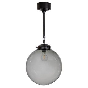 Mora Ø30 Negro plafón De Armaturhantverk - La altura de la l&aacute;mpara se puede ajustar de 35 cm a 54 cm.