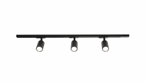 Forma 3-set Negro De Nordic Lighting - Juego completo de rieles y focos de Nordic Lighting.