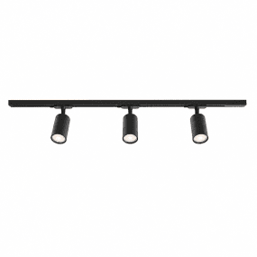 Forma 3-set Negro De Nordic Lighting - Juego completo de rieles y focos de Nordic Lighting.