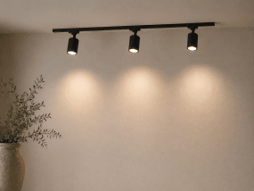 Forma 3-set Negro De Nordic Lighting - Juego completo de rieles y focos de Nordic Lighting.
