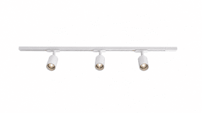 Forma 3-set Blanco De Nordic Lighting - Juego completo de rieles y focos de Nordic Lighting.