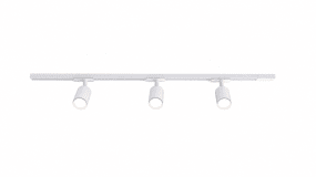 Forma 3-set Blanco De Nordic Lighting - Juego completo de rieles y focos de Nordic Lighting.