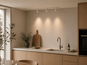 Forma 3-set Blanco De Nordic Lighting - Juego completo de rieles y focos de Nordic Lighting.