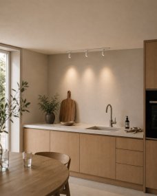 Forma 3-set Blanco De Nordic Lighting - Juego completo de rieles y focos de Nordic Lighting.