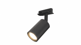 Forma spot Negro De Nordic Lighting - Los focos se pueden insertar en el riel seg&uacute;n sea necesario y la direcci&oacute;n de la luz se puede ajustar.