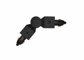 Flex Conector Negro De Nordic Lighting - Conector flexible para el sistema de rieles Nordic Lighting Forma.
