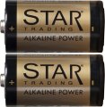 Batería Paquete De 2 C 1,5V Power Alkaline Oro De Star Trading - 