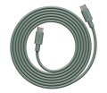 Cable 1 USB C to USB C Charging Cable, 2m Verde De Avolt - El cable 1 USB-C a USB-C de Avolt combina una carga potente con un elegante dise&ntilde;o escandinavo.