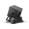 Square 1 with 30W Dual USBC & Magnetic base, 3m Negro De Avolt - Regleta de enchufes de diseño elegante de Avolt con un cable largo de PVC, un cubo de plástico reciclado y una placa magnética en la parte inferior para colgar en la pared.