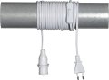 Colgante Con Interruptor 5m Blanco De Star Trading - Juego de cables completo, el cable mide 5m de largo y tiene un interruptor, se puede acortar si es necesario.