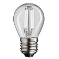 LED E27 globo 2W 2700K Regulable Transparente De Unison - 