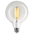 E27 Globo 2W 2200K Regulable Transparente De Unison - El dise&ntilde;o cl&aacute;sico y el filamento en espiral de la fuente de luz la hacen ideal para luminarias abiertas e instalaciones decorativas donde tanto la est&eacute;tica como la calidad de la luz son primordiales.
