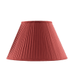 Fabric Lamp Shade 300 ROJO De Karlskrona lampfabrik - Casquillo roscado o en la virola de lat&oacute;n que acompa&ntilde;a a nuestras l&aacute;mparas de mesa y de pie.