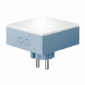 LAMP 1 - EU Azul De Avolt - La l&aacute;mpara est&aacute; fabricada en policarbonato y cuenta con una cubierta de vidrio esmerilado y texturizado que difunde la luz de forma suave y agradable.