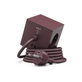 Square 1 with 30W Dual USBC & Magnetic base, 1.8m borgoña De Avolt - El Avolt Switch destaca por su elegante dise&ntilde;o, con un cable largo de PVC, una carcasa de pl&aacute;stico reciclado y una placa magn&eacute;tica para montaje en pared.
