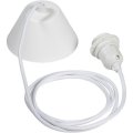 Colgante de techo textil 2,1 m Blanco De PR Home - 
