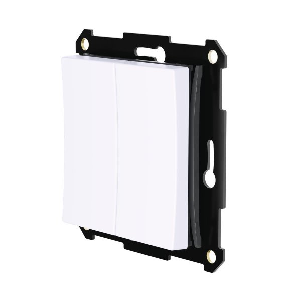 Pulsador inalámbrico WPH-01-S Blanco De Plejd - El WPH-01 se monta f&aacute;cilmente en una caja de electrodom&eacute;sticos est&aacute;ndar o con cinta adhesiva de doble cara o tornillos.