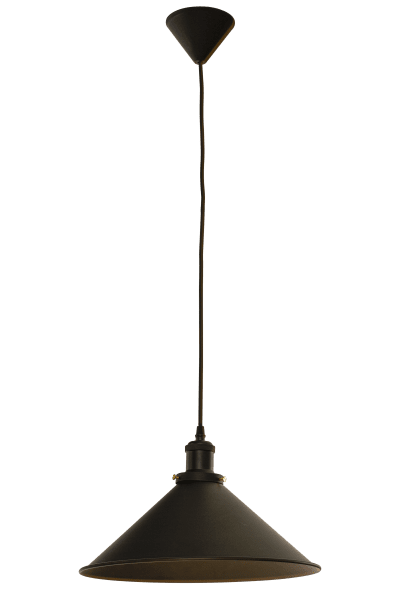 Paris Ø35 Negro Lámpas de techo De Aneta Lighting - El diseño de inspiración vintage se adapta perfectamente a interiores clásicos y modernos y se convierte en un elegante detalle en el hogar.