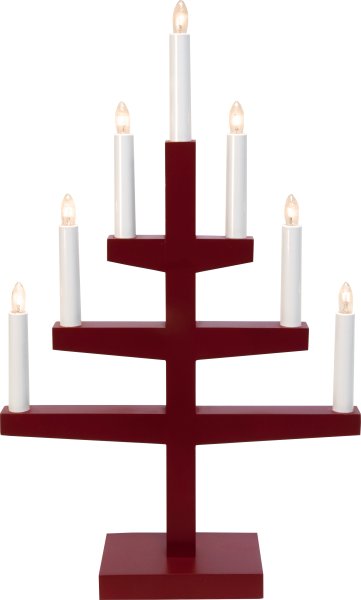 Trapp ROJO De Star Trading - El candelabro tiene una longitud de cable de 180 cm.