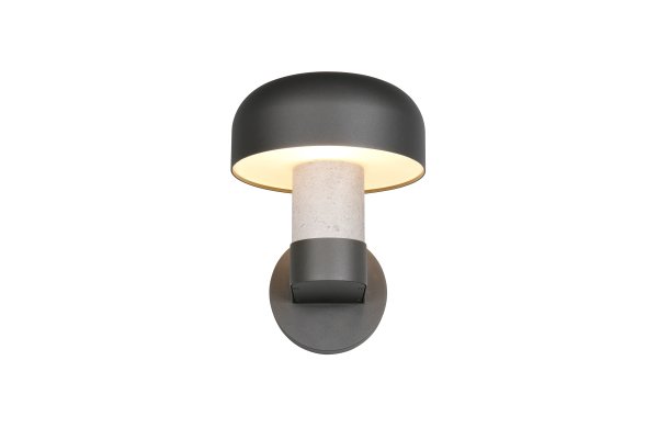 Fraser 24cm Apariencia de hormigón lámpara de exterior De Trio Lighting - El grado de protecci&oacute;n IP54 lo hace resistente a la intemperie y al viento: perfecto para el clima n&oacute;rdico.