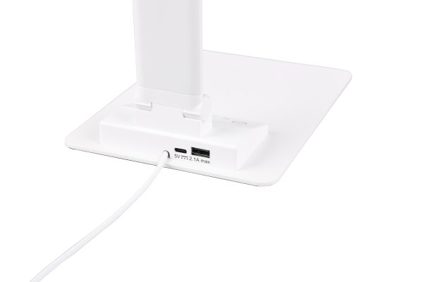 Travis 70cm Blanco lámpara de escritorio De Trio Lighting - 